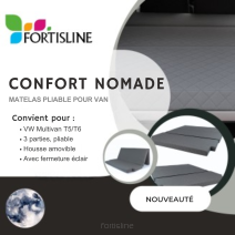 Matelas de camping pliables pour vans et bus – confort nomade