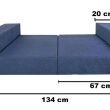 Matelas d'appoint modulable 174x78x13cm - 9