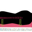 Matelas d'appoint ECOmousse - Motif Camouflage Rose M 180x65x7cm - 2