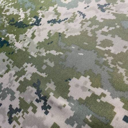  Tissu polyesther imperméable motif Camouflage Pixel