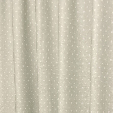 Tissu microfibre vert motif Pois Blancs