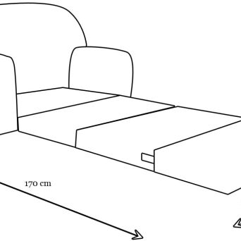Housse de rechange pour Sofa enfant convertibles W319
