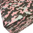Matelas d'appoint pliant deux personnes 195x120x8cm motif Camouflage Rose - 3