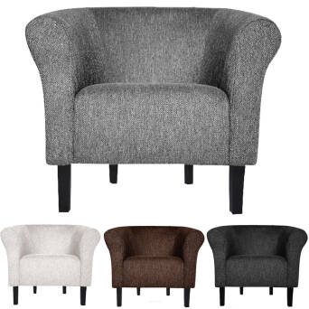 Fauteuil crapaud Monaco Fashion 4 coloris