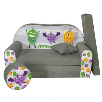 Sofa convertible enfant Monstre