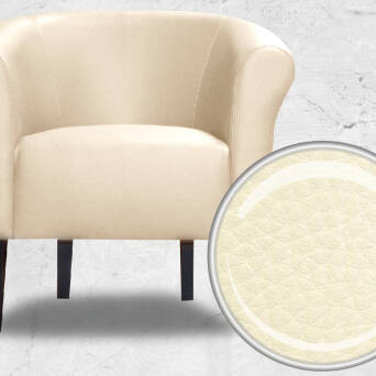 Fauteuil crapaud Monaco en Simili Cuir 