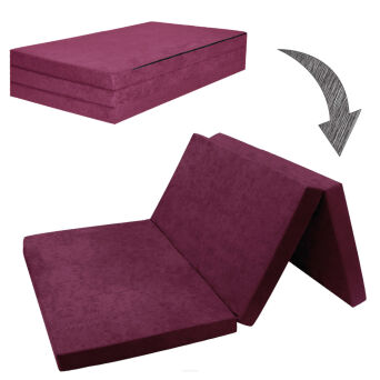 Matelas d'appoint pliant deux personnes 195x120x7cm