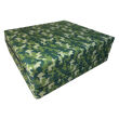 Matelas d'appoint pliable 195 x 60 x 9 cm avec motif de camouflage en vert, bleu et jaune - Une touche de couleur pour votre intérieur - 4