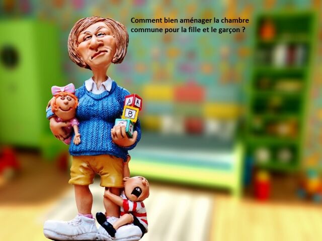 Comment bien aménager la chambre commune pour la fille et le garçon ?