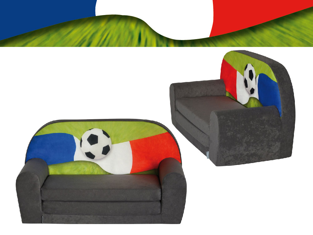 Mini-canapé lit enfant Football