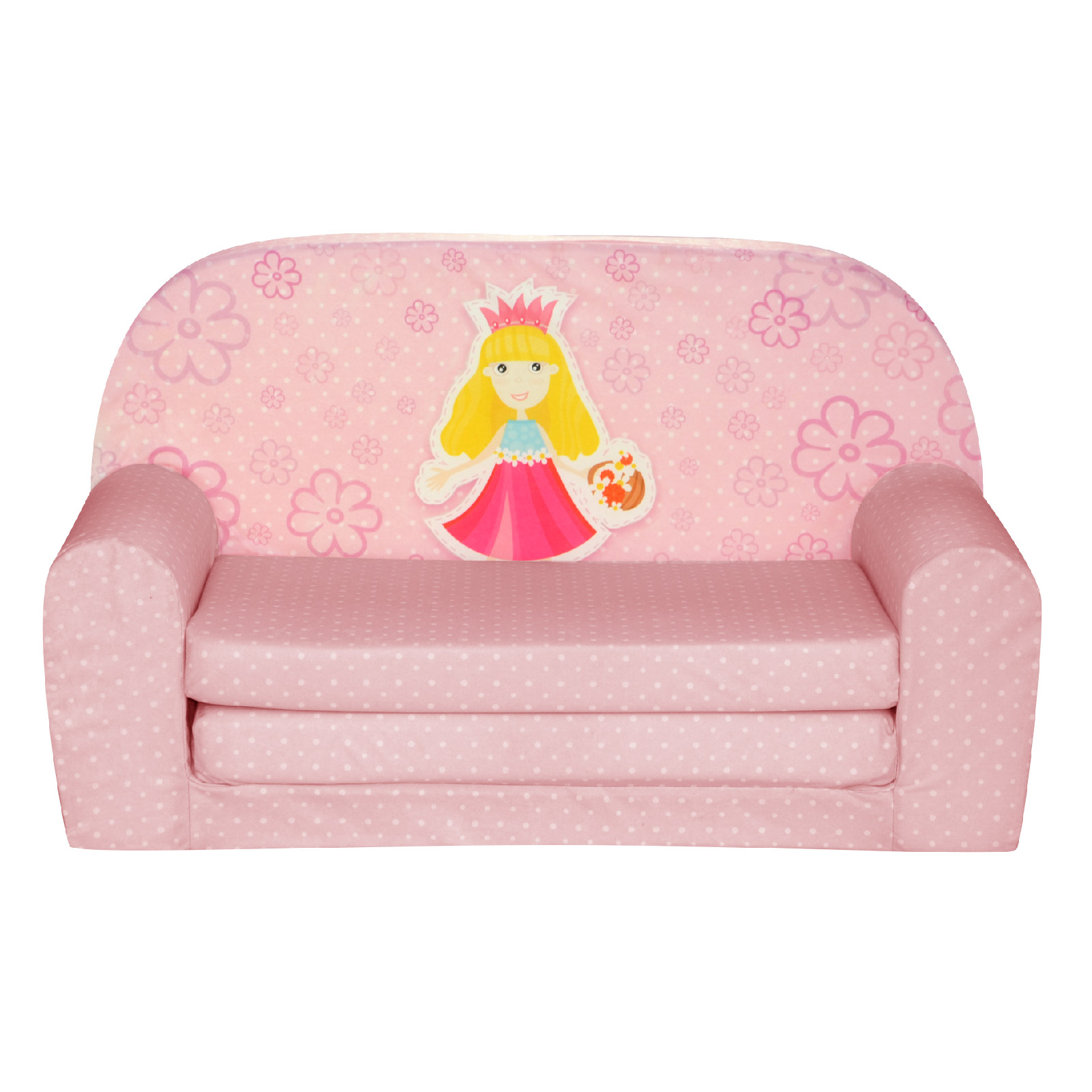 Mini canapé-lit enfant Teddy à rayuresfauteuils,poufs,matelas